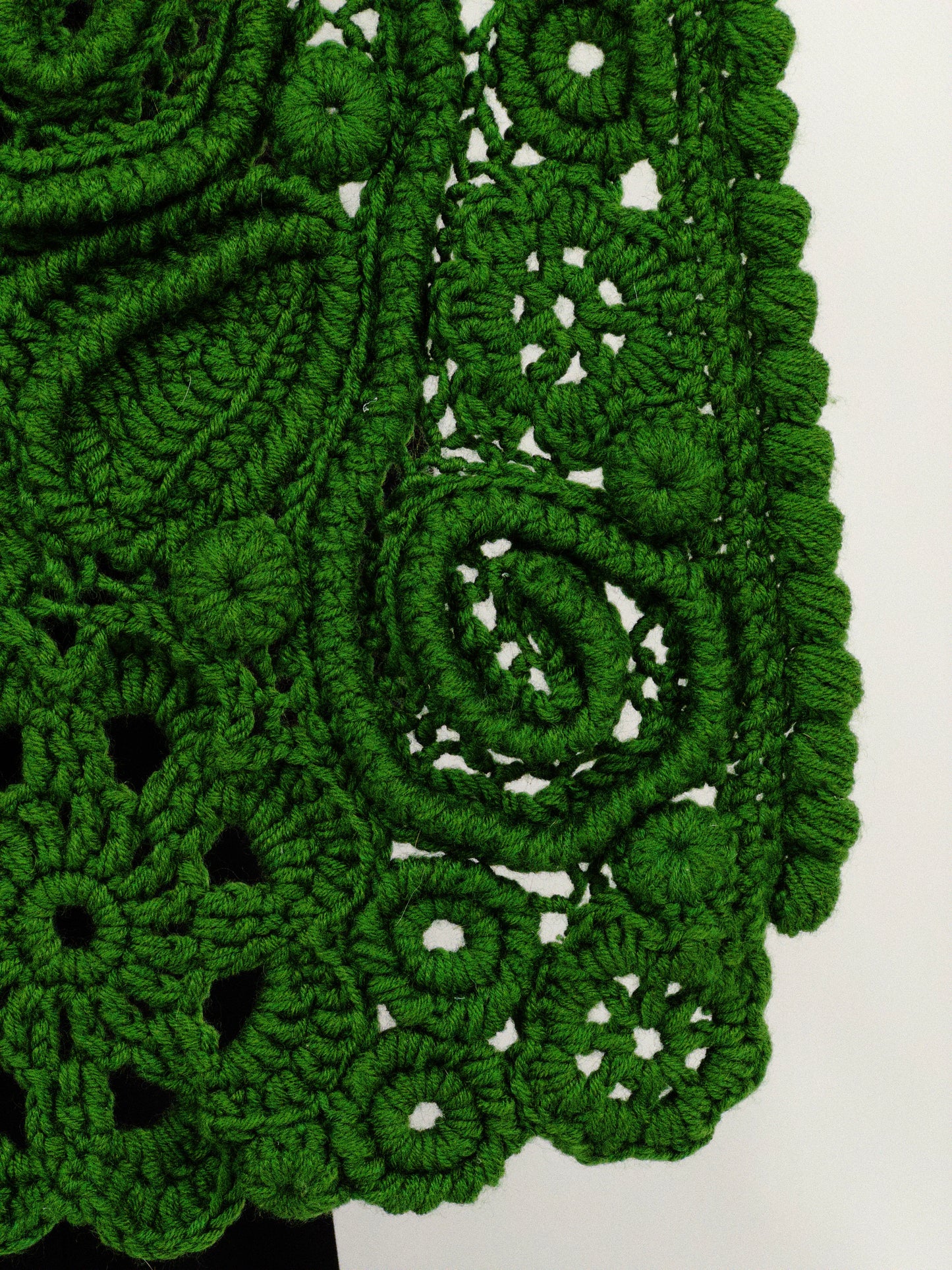Green Irish Lace Cardigan – Handmade Crochet Couture