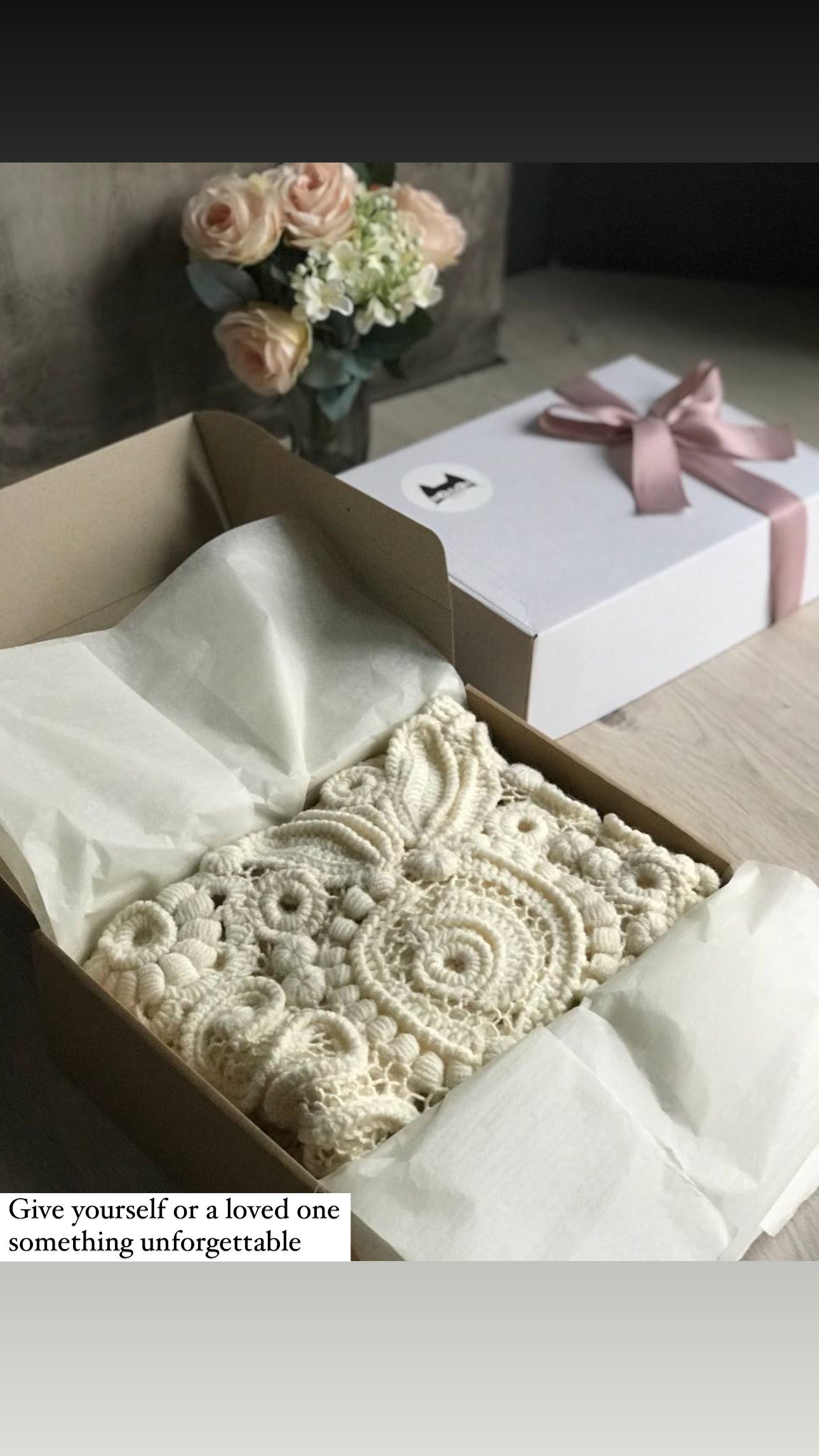 Long Irish Crochet Lace Coat – Handmade Ivory Boho Cardigan